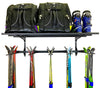 Ski Rack - Vertical 10 pairs + Shelf