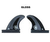 Fins Fibreglass Side Bites BLACK - Single Tab