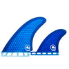 Surfboard Fins MR Single Tab Twin 2+1 - HEXCORE