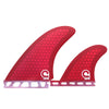 Surfboard Fins MR Single Tab Twin 2+1 - HEXCORE