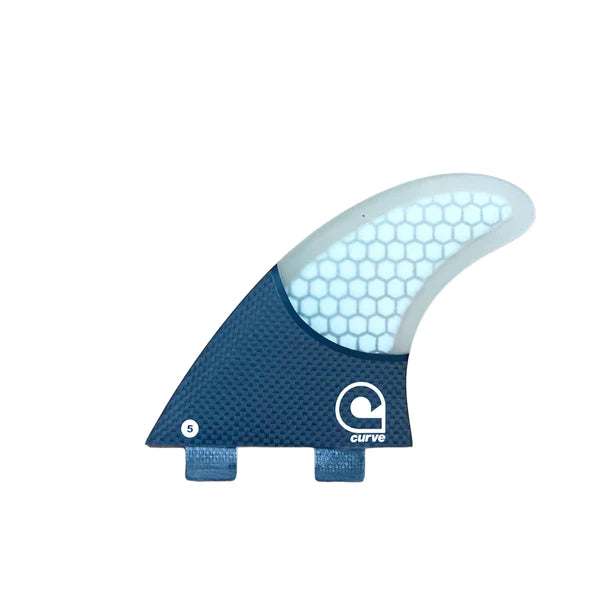 Surfboard Fins M5 - Dual Tab Thruster - CARBON BASE