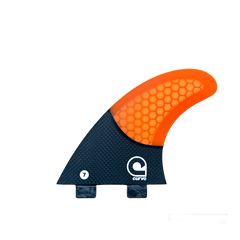 Surfboard Fins L Quad Dual Tab - CARBON BASE