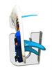 Surfboard Wall Rack RAIL UP - Fins up to 6