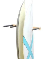 Surfboard Wall Rack VERTICAL - Wooden Quad by Pro Racks