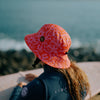 Surf Bump Hat- Bucket Style by SurfShell - Coral Daze