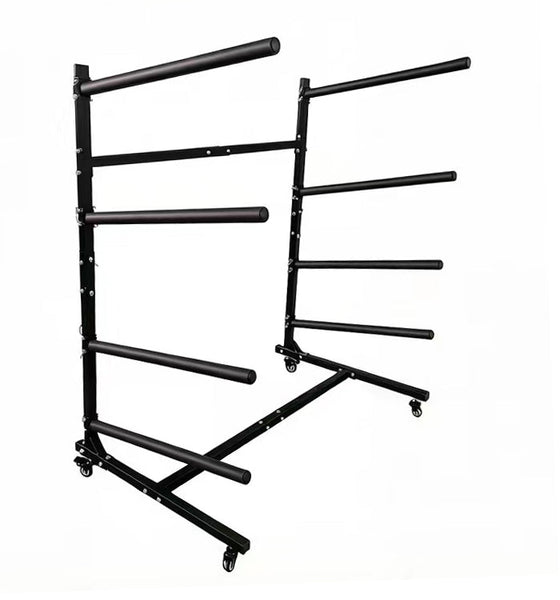 SUP Freestanding Rack - Quad Wheeled Adjustable