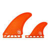 Surfboard Fins MR Single Tab Twin 2+1 - HEXCORE