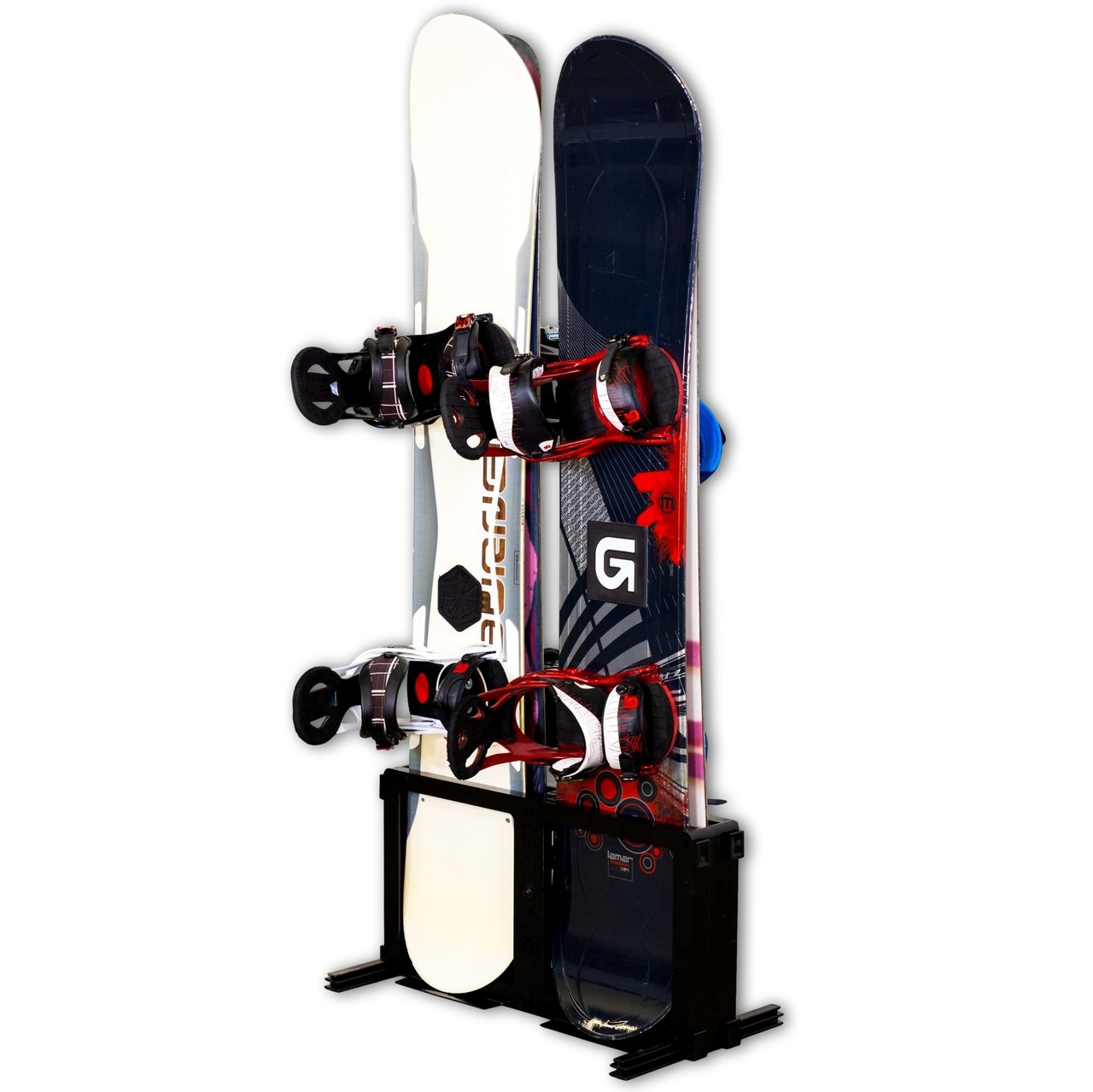 Snowboard Rack - Freestanding Vertical 4 Snowboard Stand Storage NZ ...