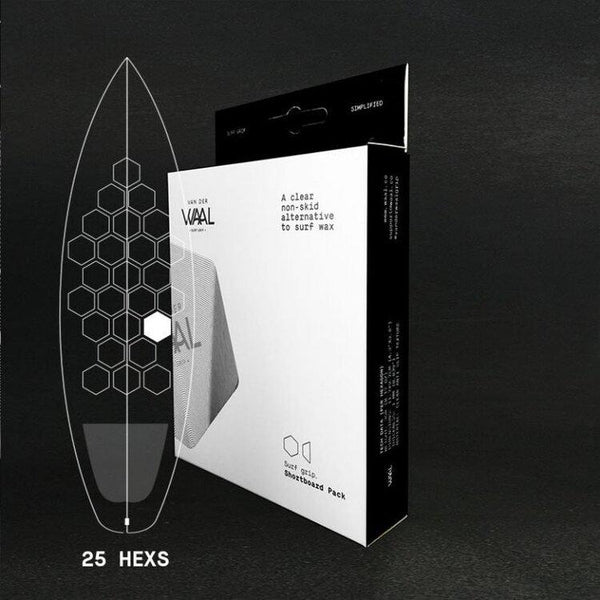 Surfboard Tail Pad Wax Alternative Van Der Waal Clear Surfboard Grip