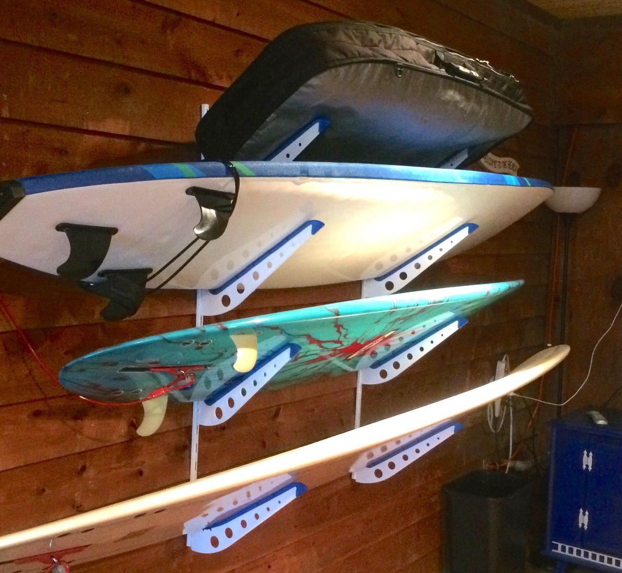Surfboard Wall Rack Six Adjustable Surfboard Rack 6 Boards Australia ...