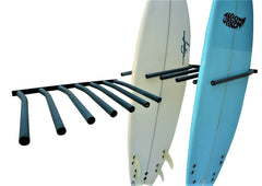 Surfboard Wall Rack - 6 Board Vertical STEEL