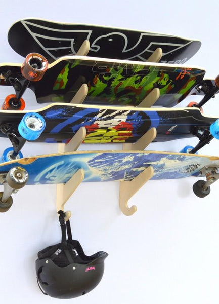 Skateboard Rack - Horizontal x4 - Baltic Ply
