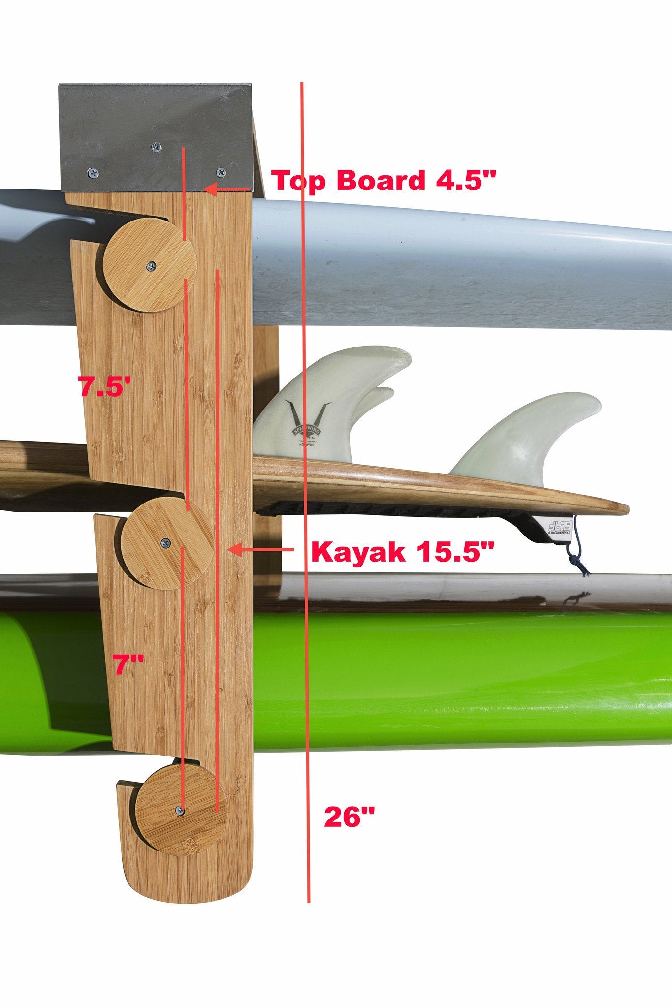 Ceiling Roll Rack Australia Rolling Garage Rack - Surfboard SUP Kayak ...