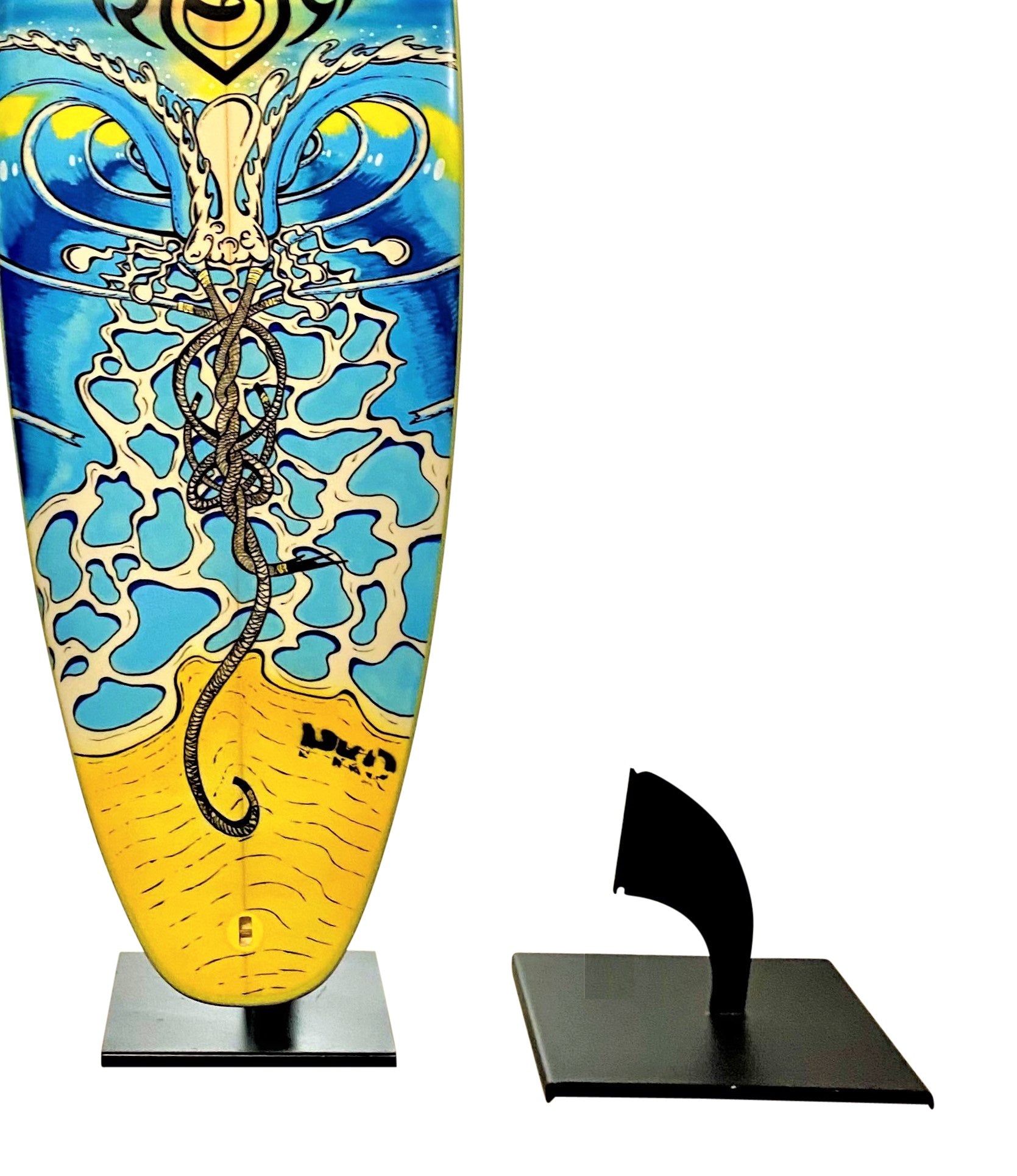 Surf Pad Display Rack Surfboard Freestanding Rack Vertical Display Stand - Fin Plug - Futures ...