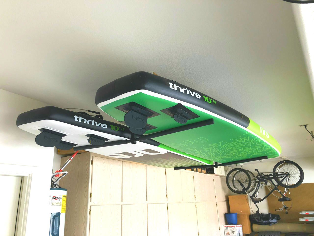 Surfboard SUP & Kayak Ceiling Rack - Adjustable Garage Rack Australia ...