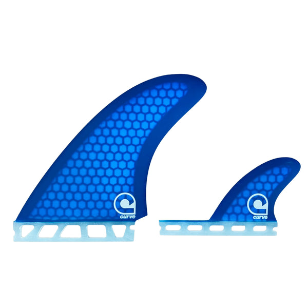 Surfboard Fins MR Single Tab Twin 2 + 1 Micro - HEXCORE