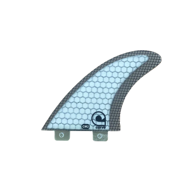 Surfboard Fins CM2 Dual Tab Thruster - CARBON MESH