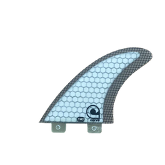 Surfboard Fins CM2 Dual Tab Thruster - CARBON MESH