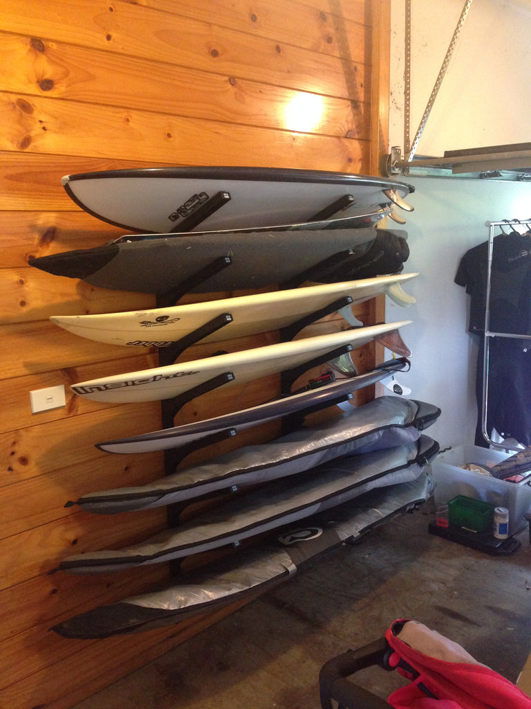 Nice Rack surfboard wall racks Australia expandable modular surf racks Curve Surfboard Accessories Australia