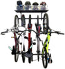 Bike Rack - Wall Rack x5 with Shelf