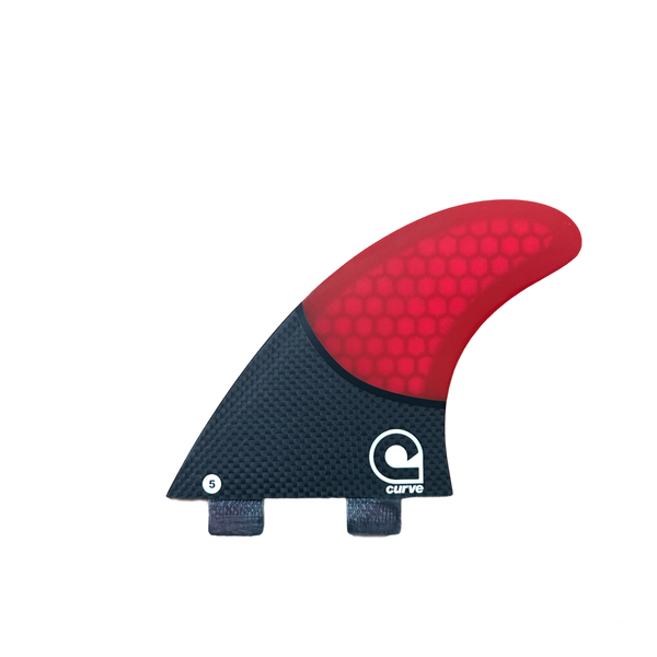 Surfboard Fins M Quad Dual Tab - CARBON BASE