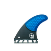 Surfboard Fins L Quad Single Tab - CARBON BASE