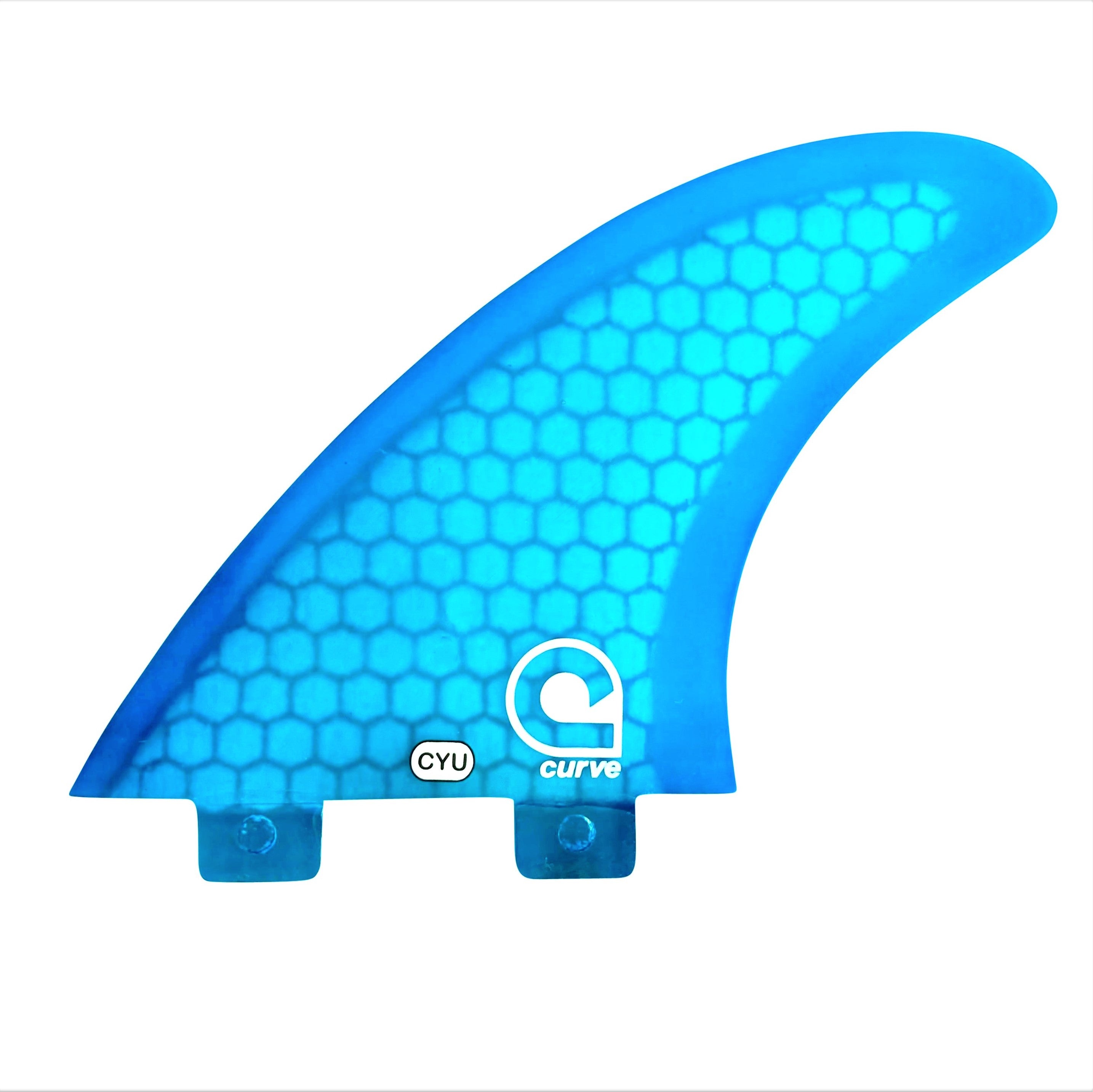 Surfboard Fins YU style FCS Dual Tab HEXCORE Australia Curve