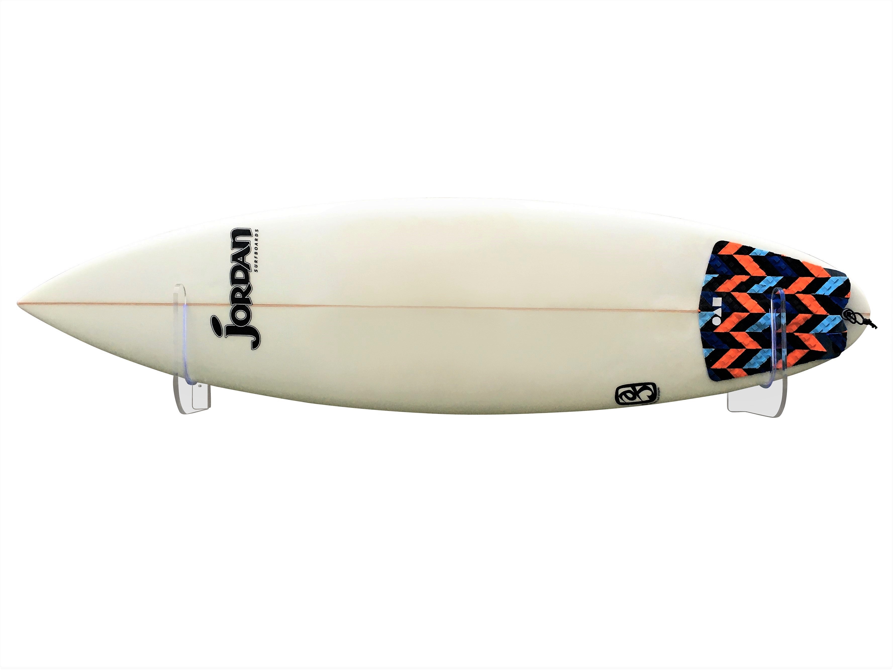 Clear surfboard wall on sale mount
