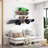 Snowboard Rack - Horizontal x4 - Bamboo