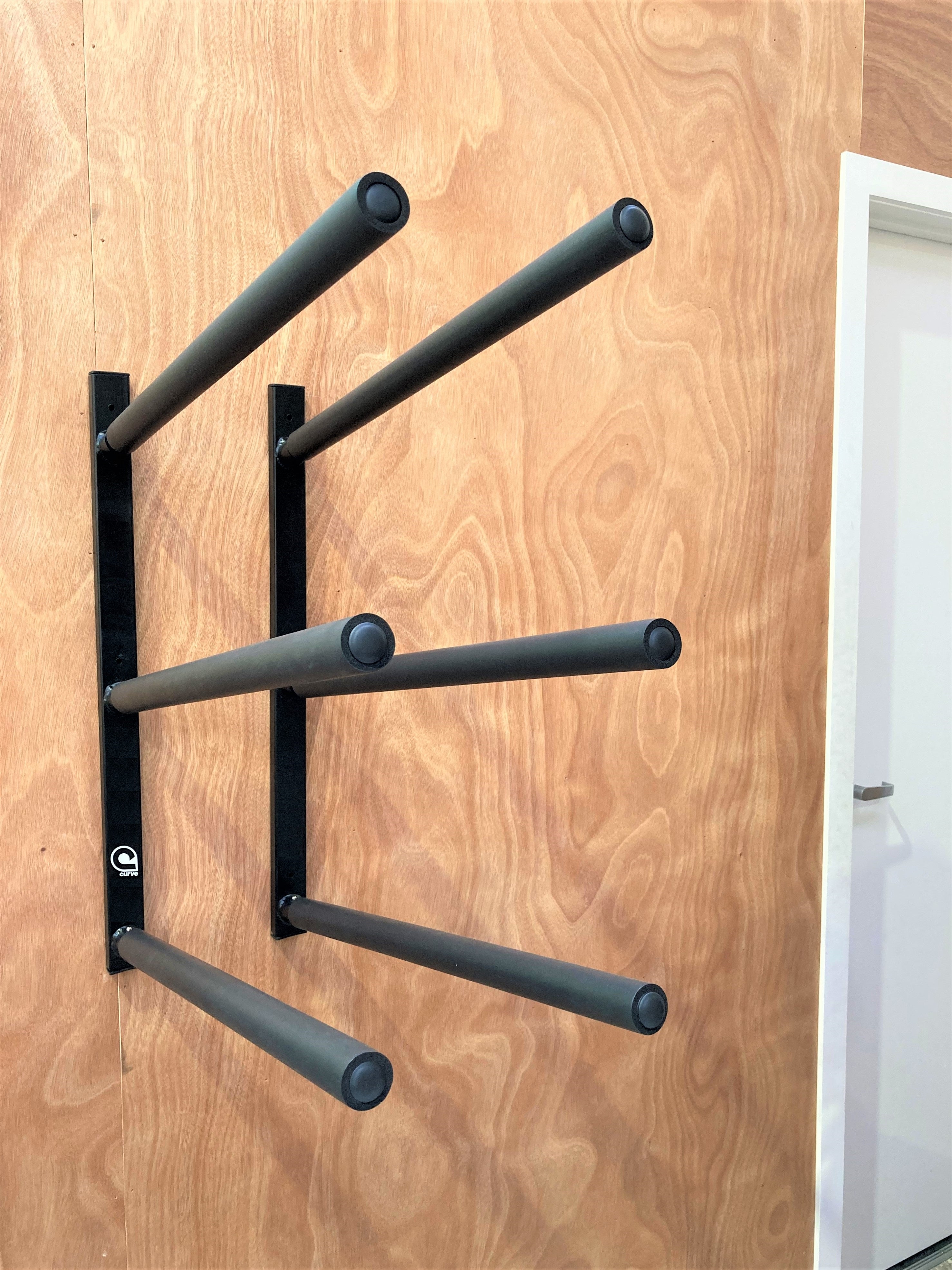 SUP Wall Rack 3 SUP boards Australia Triple SUP Steel Rack by Curve ...
