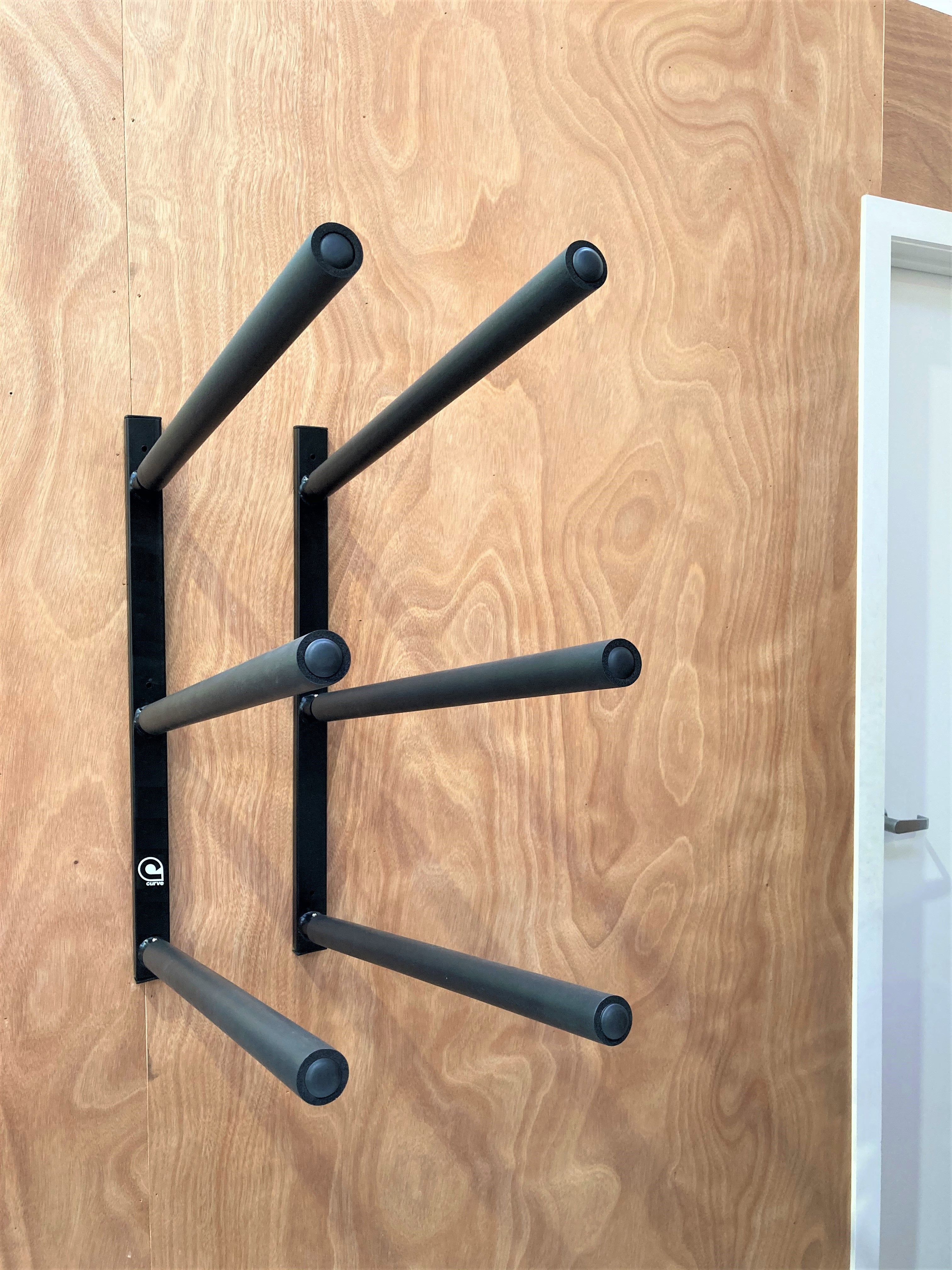 SUP Wall Rack 3 SUP boards Australia Triple SUP Steel Rack by Curve ...