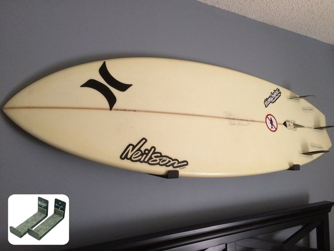 Block Surf Rack Single Surfboard Wall Rack - Minimalist Rack Single Surfboard Rack Australia ...