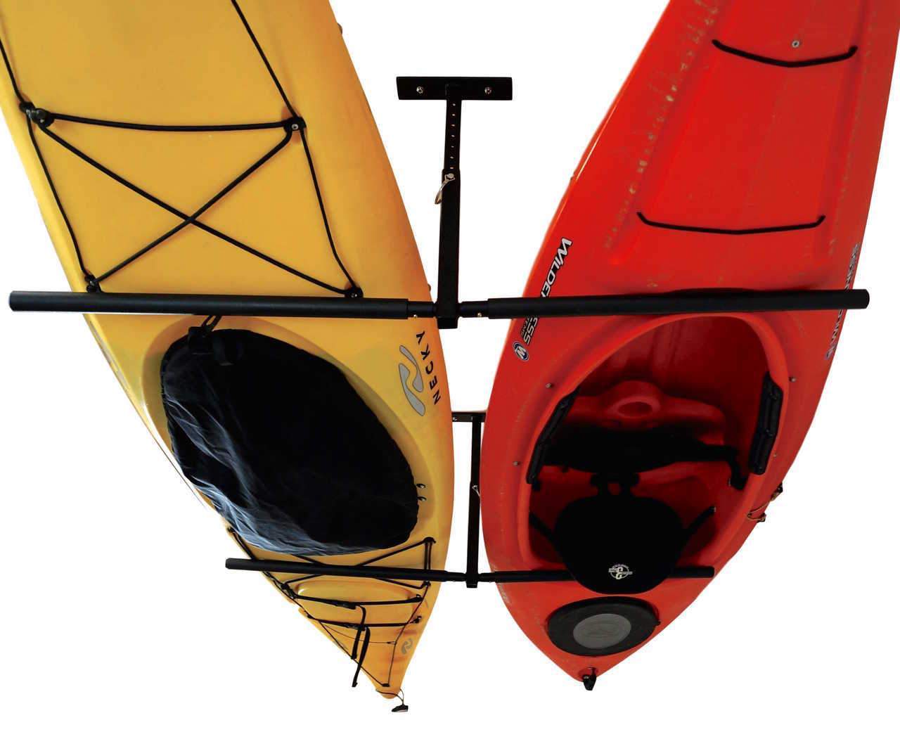 Ceiling top kayak storage