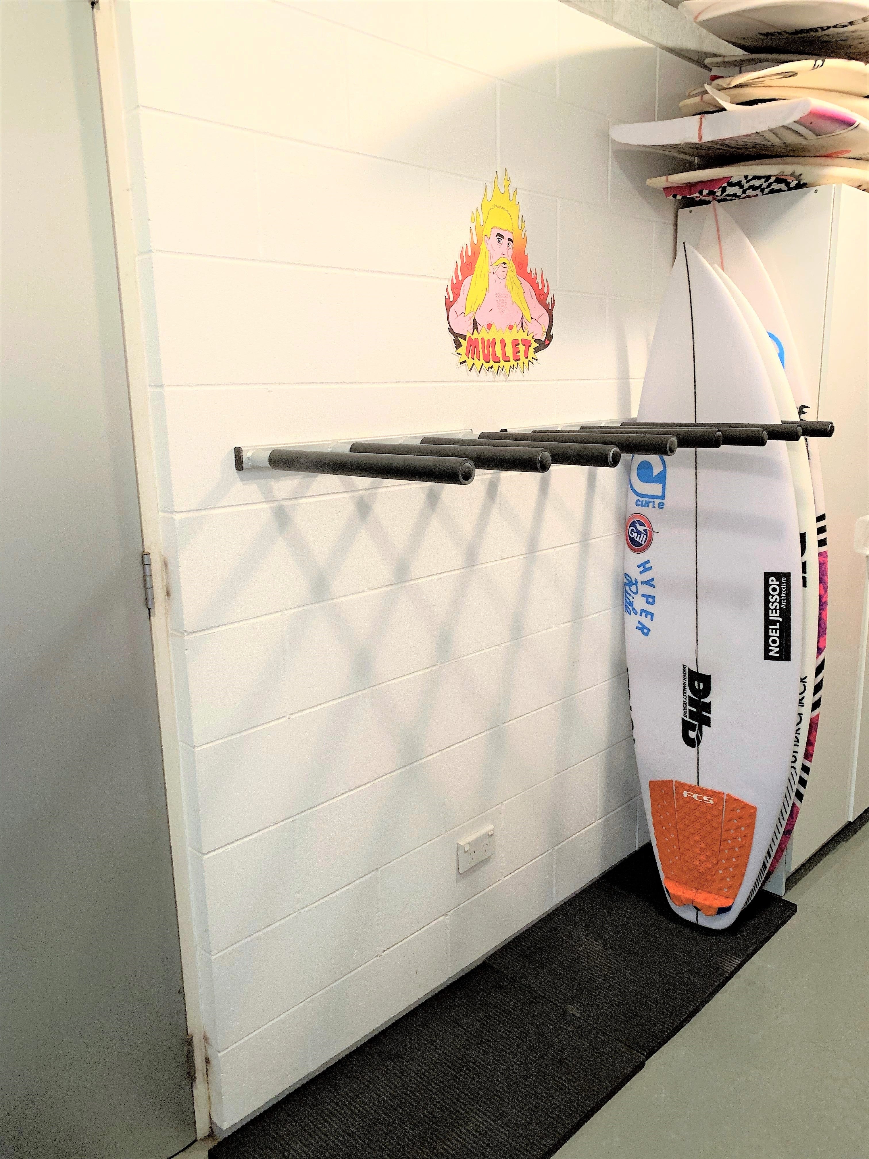 Surfboard Wall Rack VERTICAL Quad Aluminium Vertical Surf Racks ...