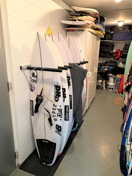 Surfboard Wall Rack VERTICAL Quad Aluminium Vertical Surf Racks ...