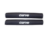 Rack Pads ROUND BLACK POLYCANVAS Single 43cm or Double 72cm