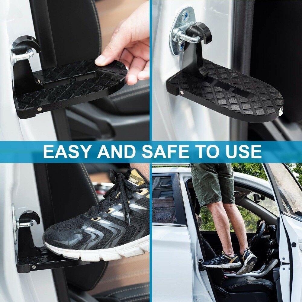 Car Step Car Door Step Ladder for easy Roof Rack Access Australia | Curve ...
