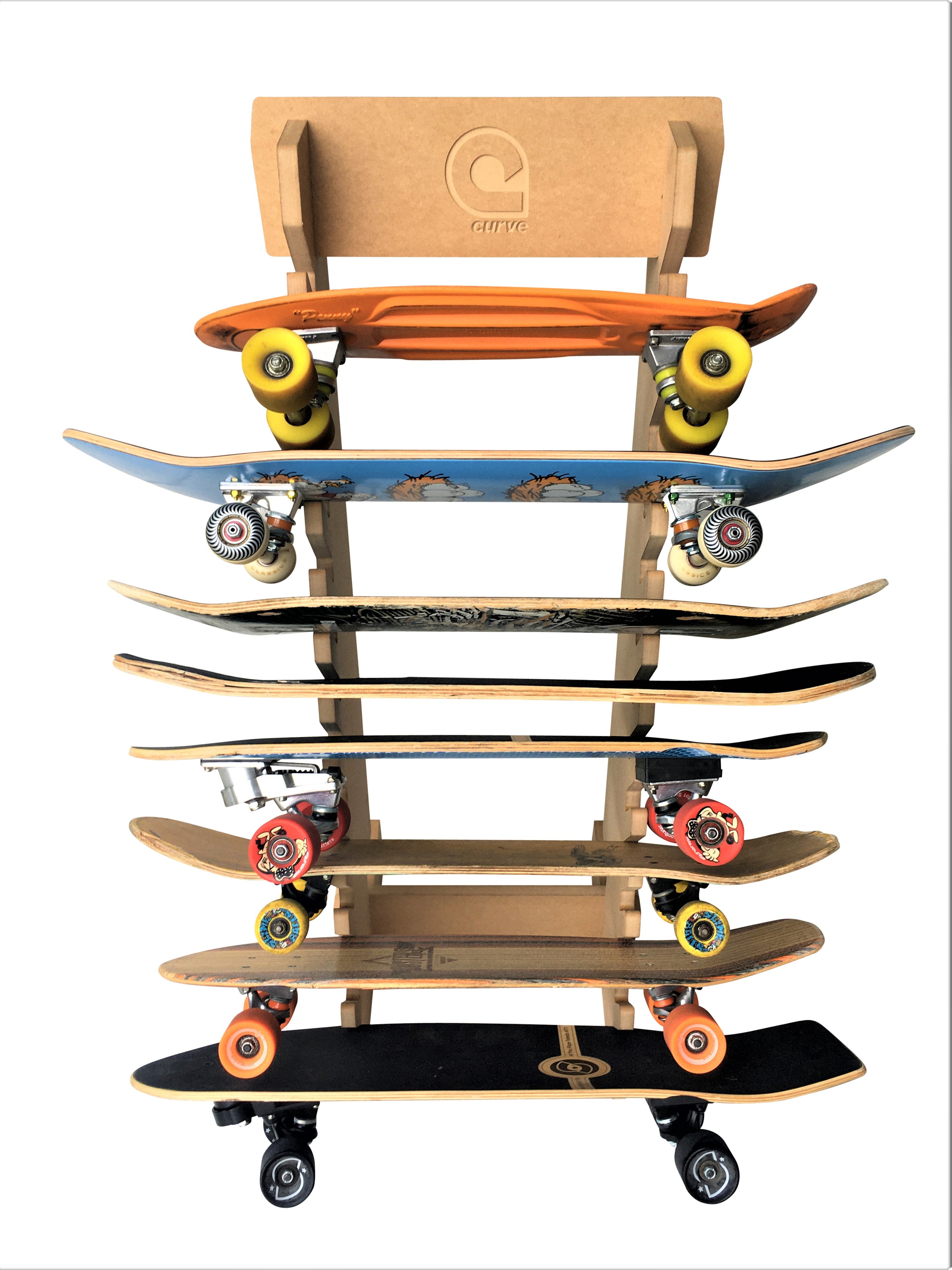 Skateboard Rack Floor Standing Skateboard Longboard Rack Australia ...