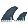 Surfboard Fins Retro Single Tab Twin 2+1 - HEXCORE