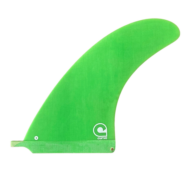 Surfboard Fin Longboard Classic Fibreglass - Coloured 9.0