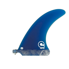 Surfboard Fin Longboard Classic Fibreglass - Coloured 6.5