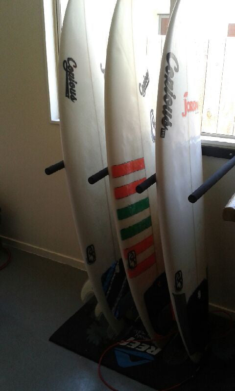 Surfboard Wall Rack VERTICAL Quad Steel Surfboard Storage Rack ...